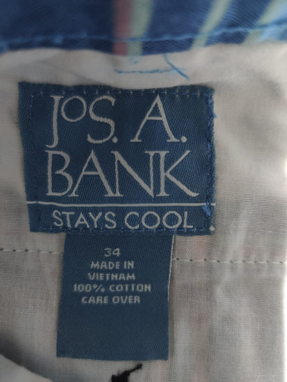 Jos. A. Bank Men Cotton Blue Short