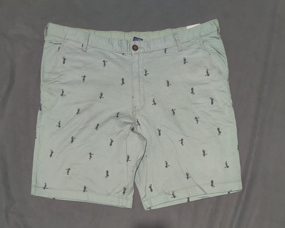 George Men Cotton Green Short
