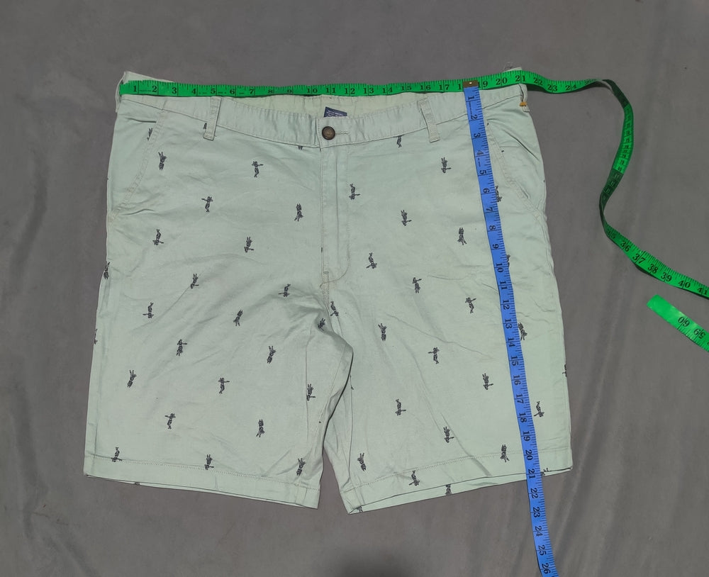 George Men Cotton Green Short