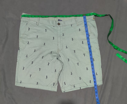 George Men Cotton Green Short