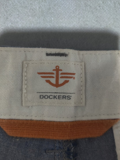 Dockers Men Cotton Gray Short
