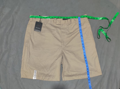 Greg Norman Men Cotton Cream Short