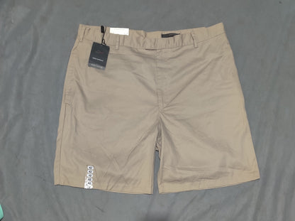 Greg Norman Men Cotton Cream Short