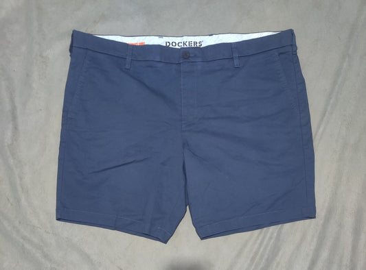 Dockers Men Cotton Blue Short