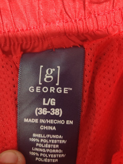 George Men Sport Red Short