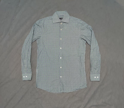 Hugo Boss Men Cotton Green Shirt M