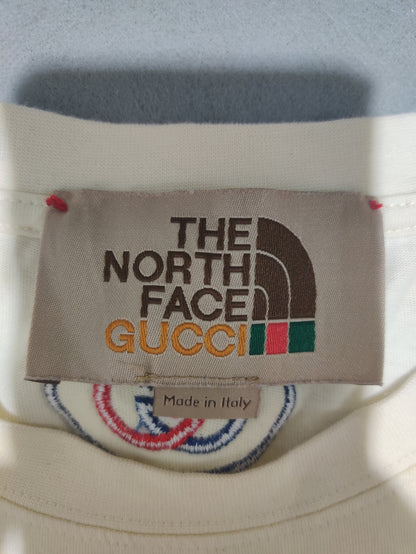 The North Face Gucci Men Cotton Cream T Shirt XL