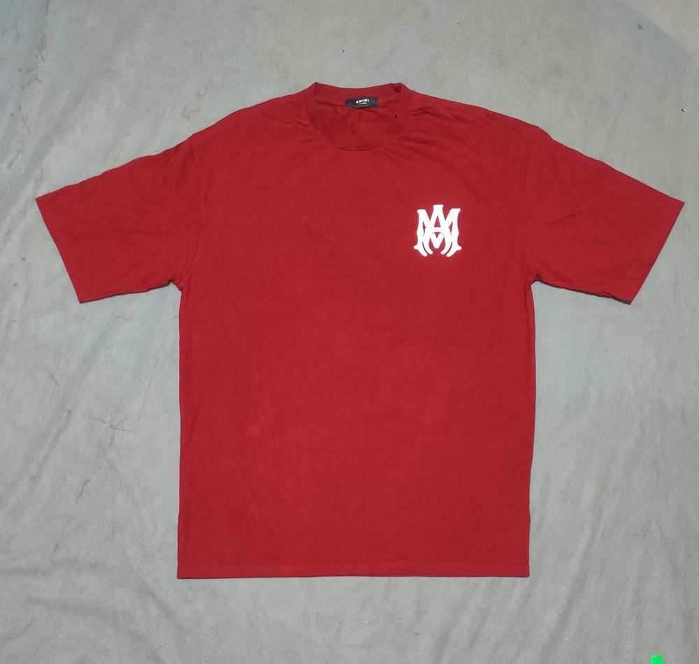 AMIRI Men Cotton Red T Shirt 2XL