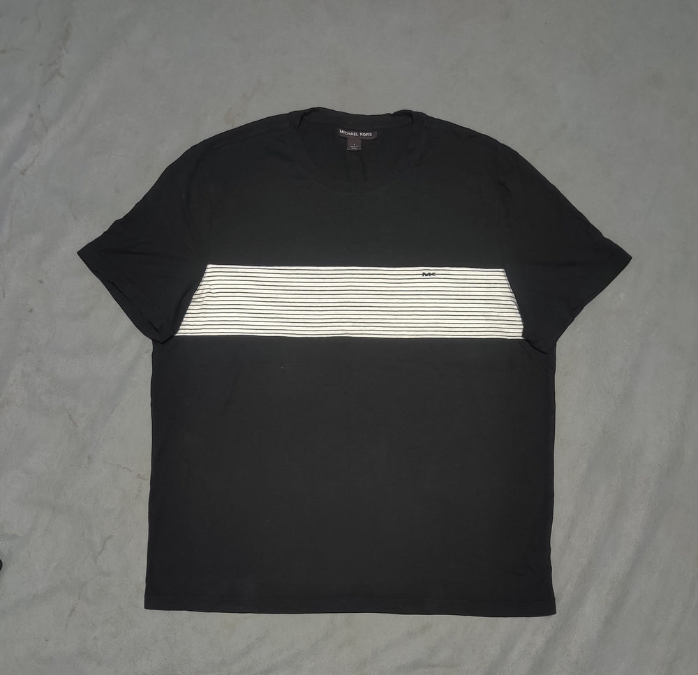 Michael Kors Men Cotton Black T Shirt L