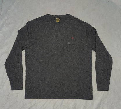 Polo Ralph Lauren Men Cotton Gray T Shirt L