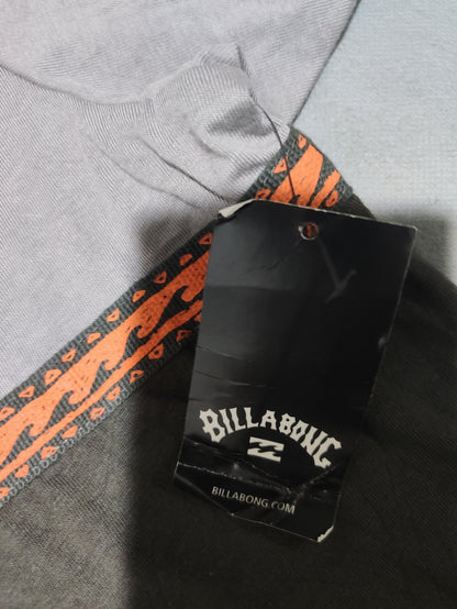 Billa Bong Men Cotton Gray T Shirt M