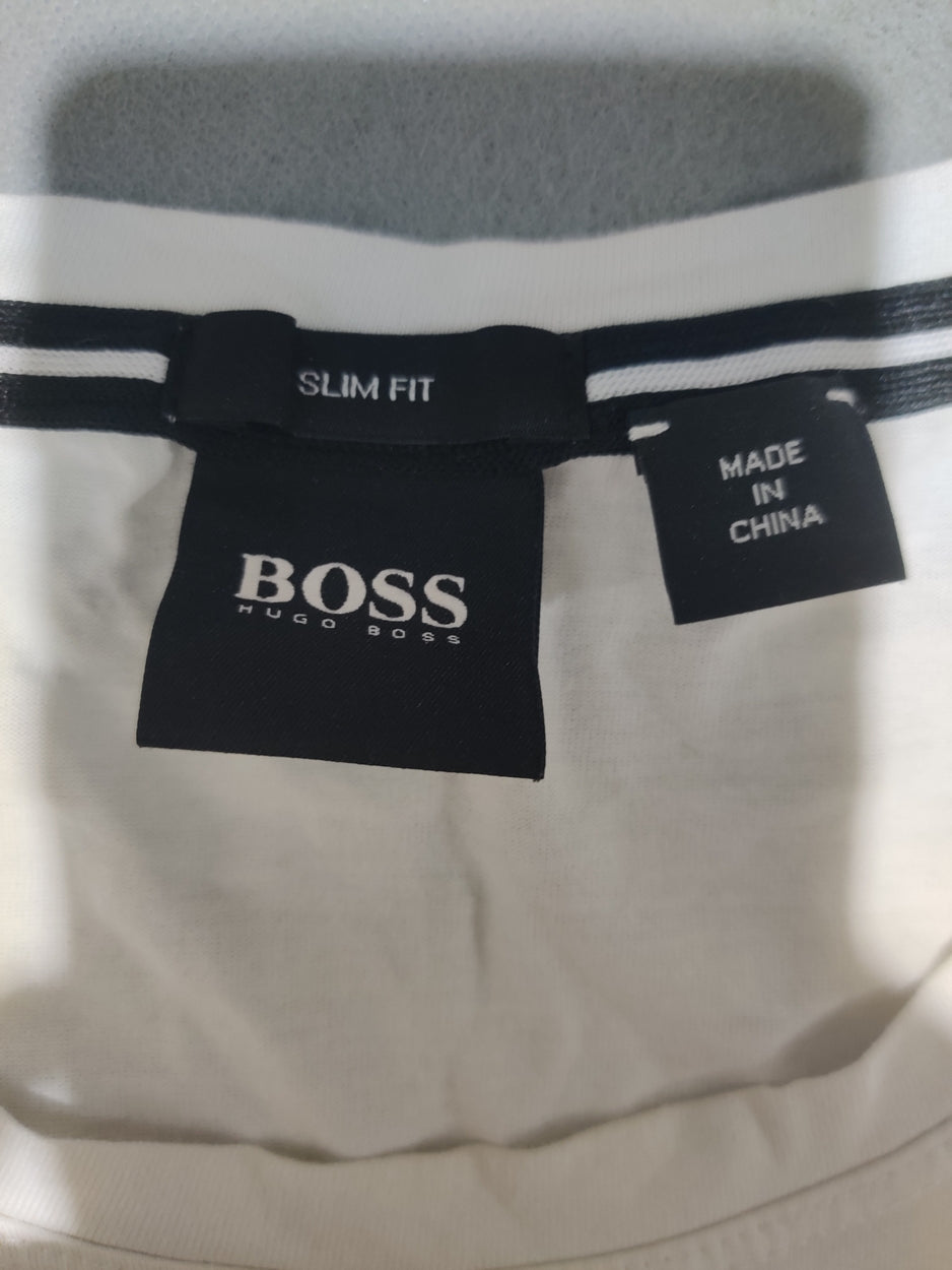 Hugo Boss Men Cotton Green T Shirt XL