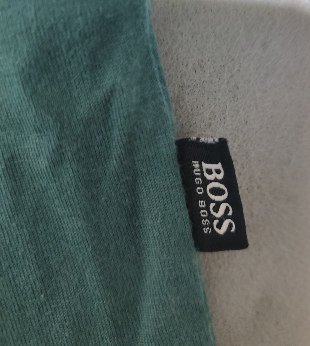 Hugo Boss Men Cotton Green T Shirt XL