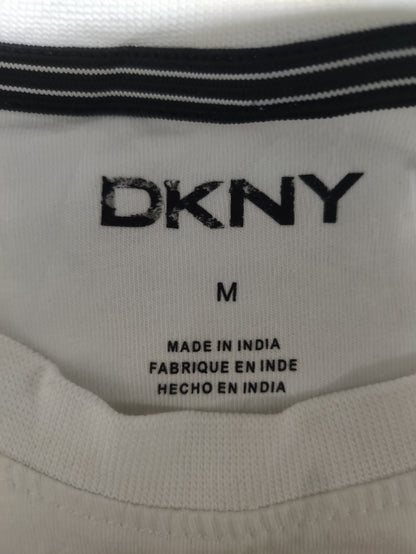DKNY Men Cotton Blue T Shirt M