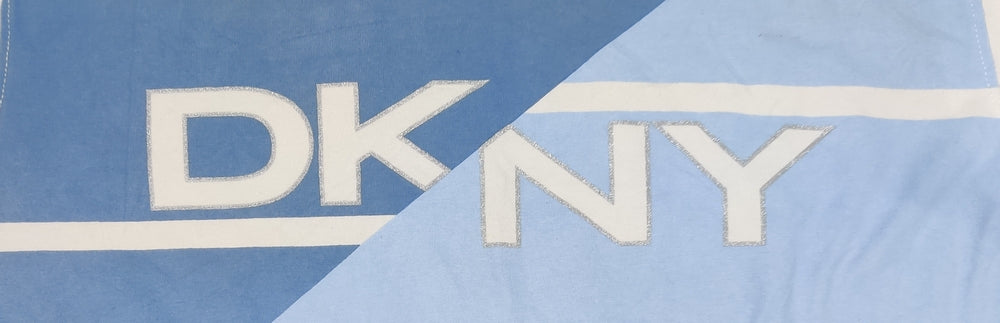 DKNY Men Cotton Blue T Shirt M