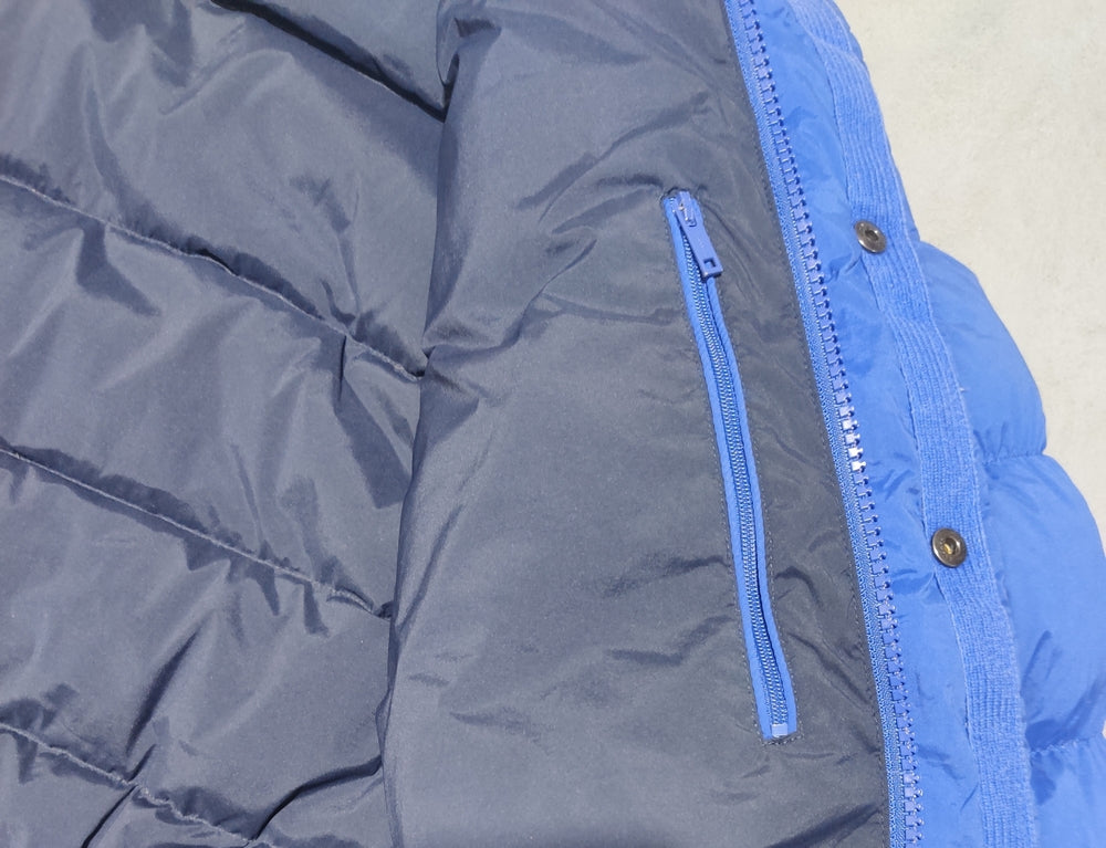Lacoste Men Hooded Puffer Blue Jacket