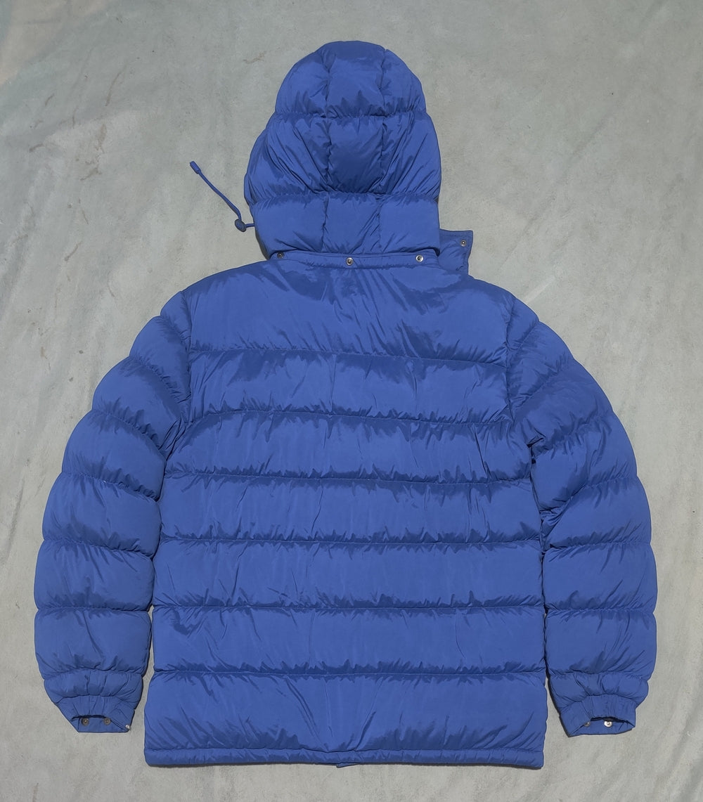 Lacoste Men Hooded Puffer Blue Jacket