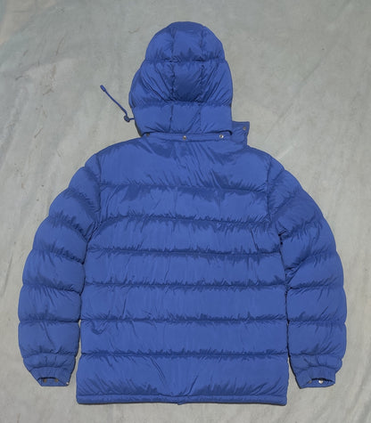 Lacoste Men Hooded Puffer Blue Jacket