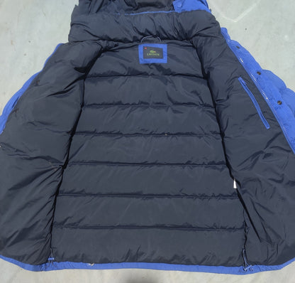 Lacoste Men Hooded Puffer Blue Jacket