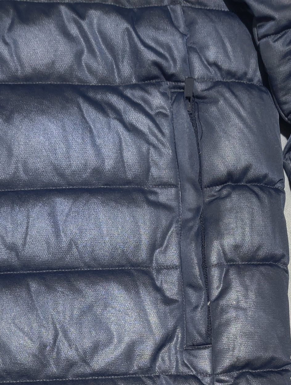 Lacoste Men Hooded Puffer Blue Jacket