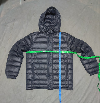 Lacoste Men Hooded Puffer Blue Jacket