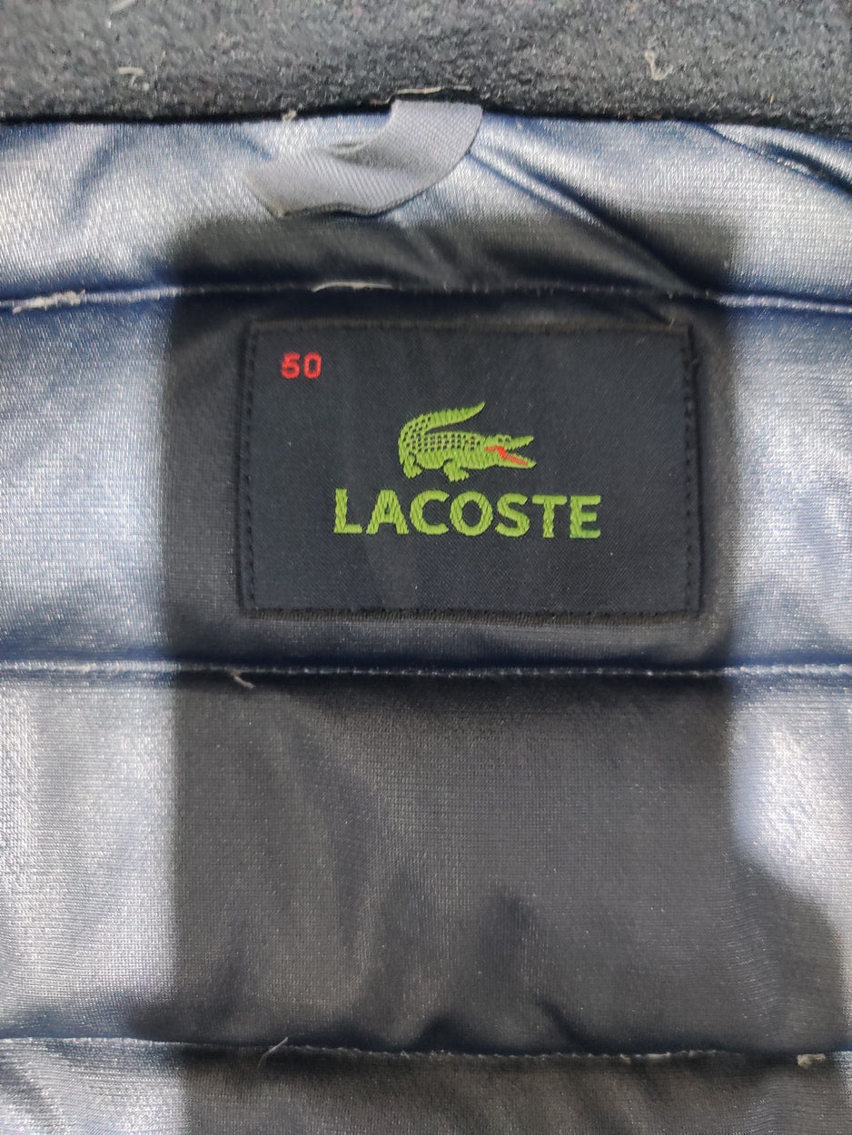 Lacoste Men Hooded Puffer Blue Jacket