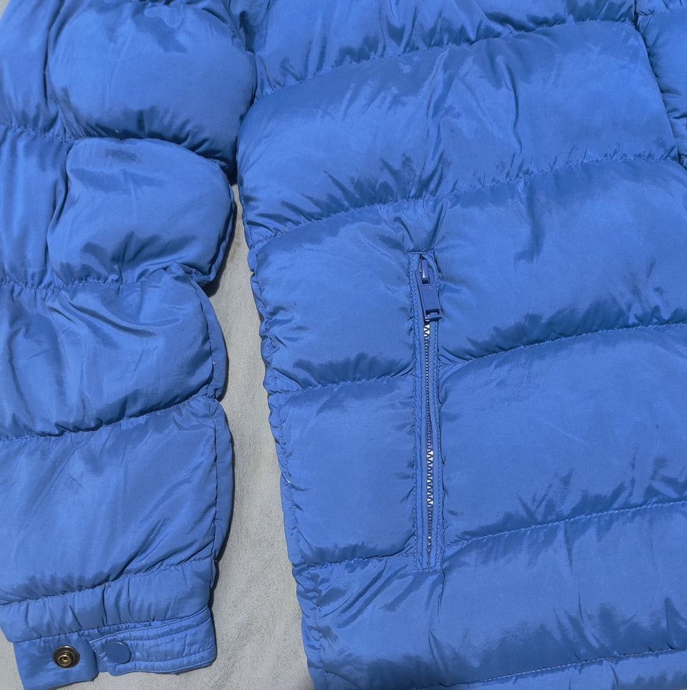 Lacoste Men Hooded Puffer Blue Jacket