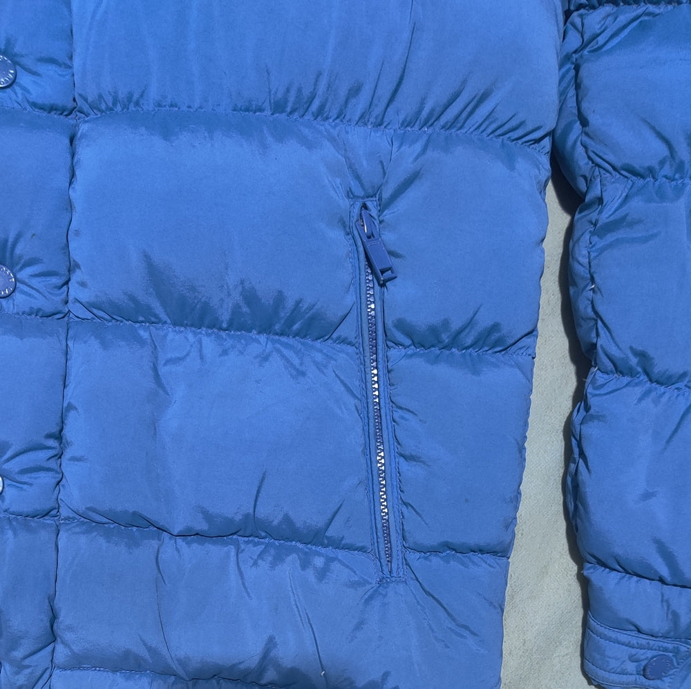 Lacoste Men Hooded Puffer Blue Jacket