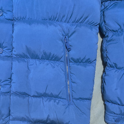 Lacoste Men Hooded Puffer Blue Jacket