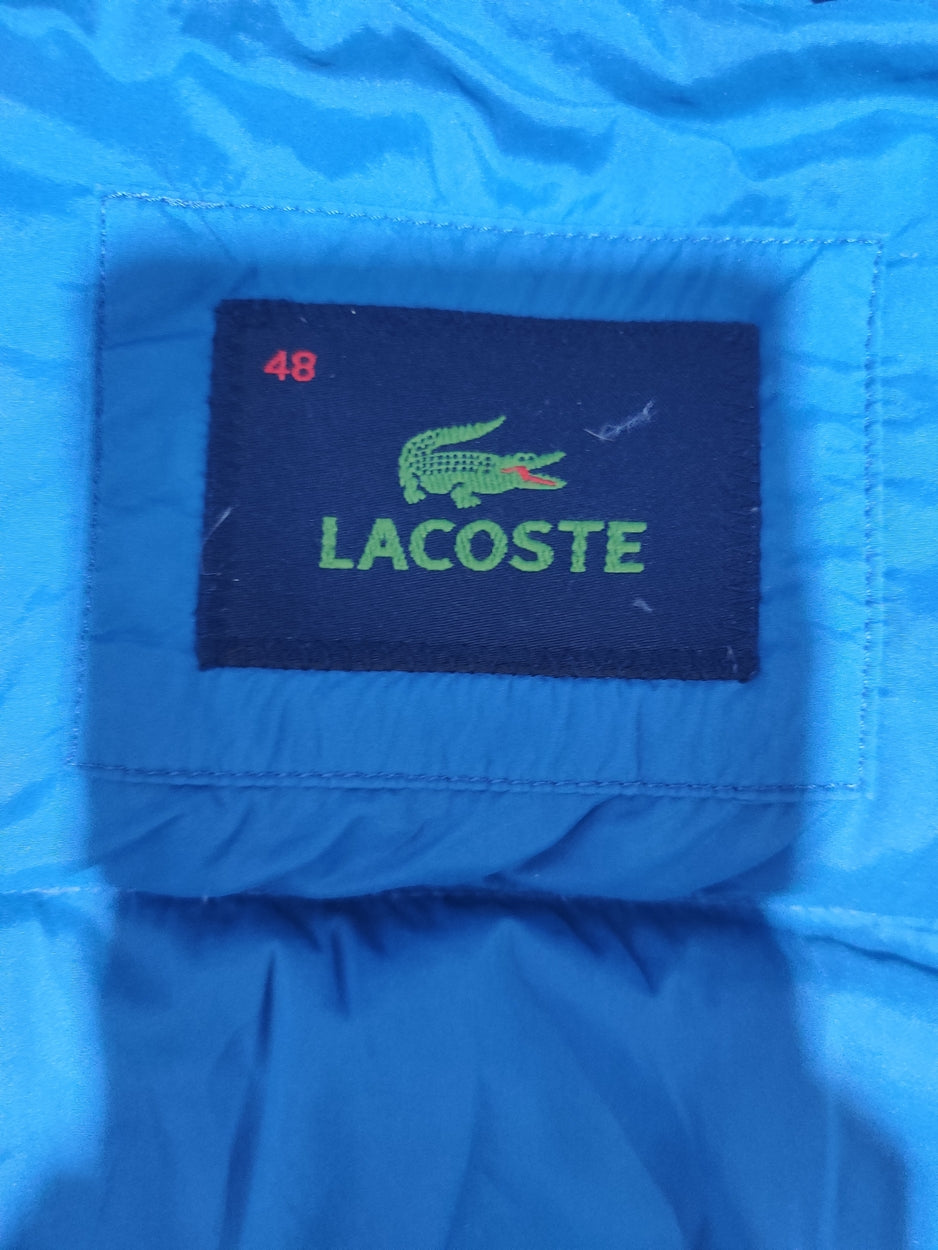 Lacoste Men Hooded Puffer Blue Jacket