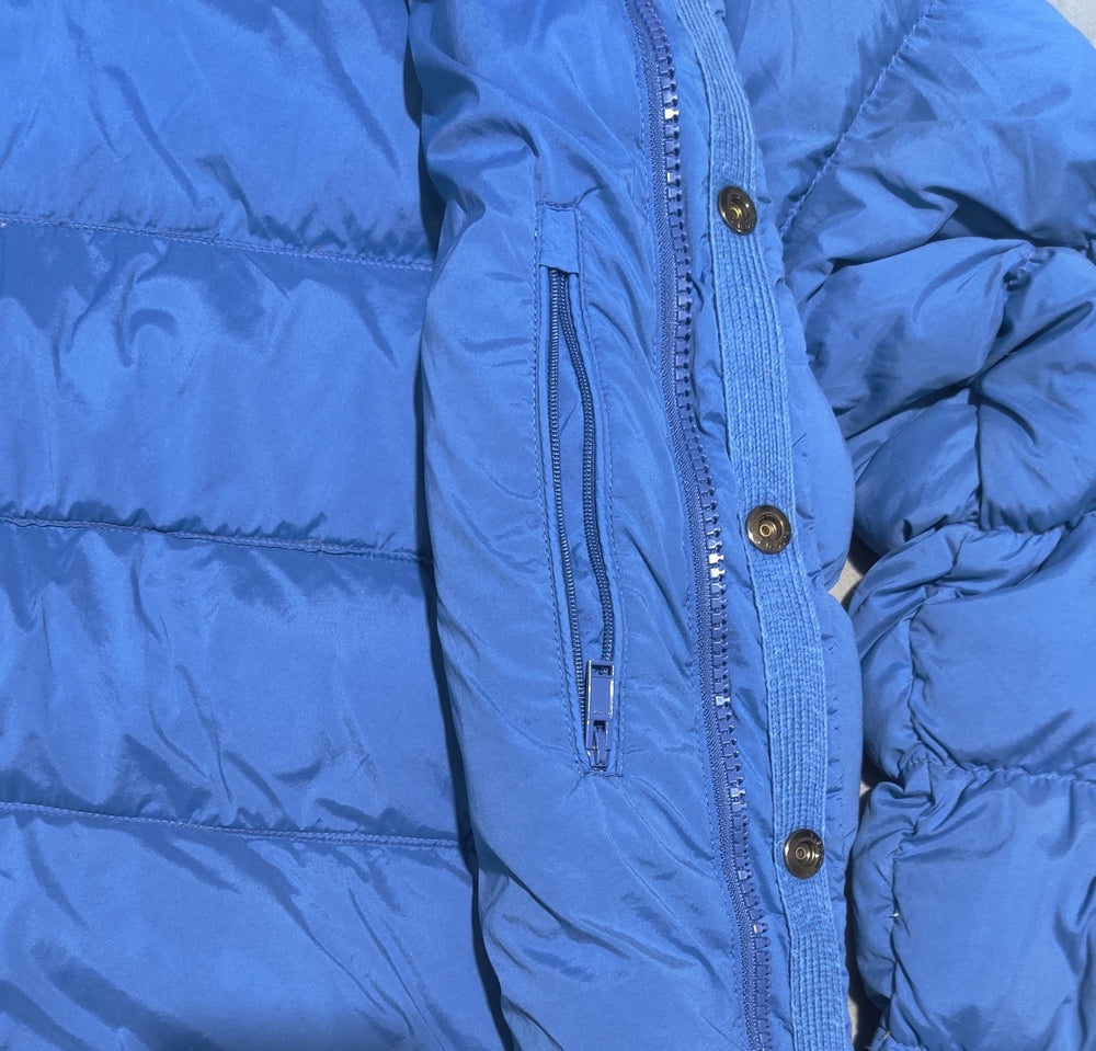 Lacoste Men Hooded Puffer Blue Jacket