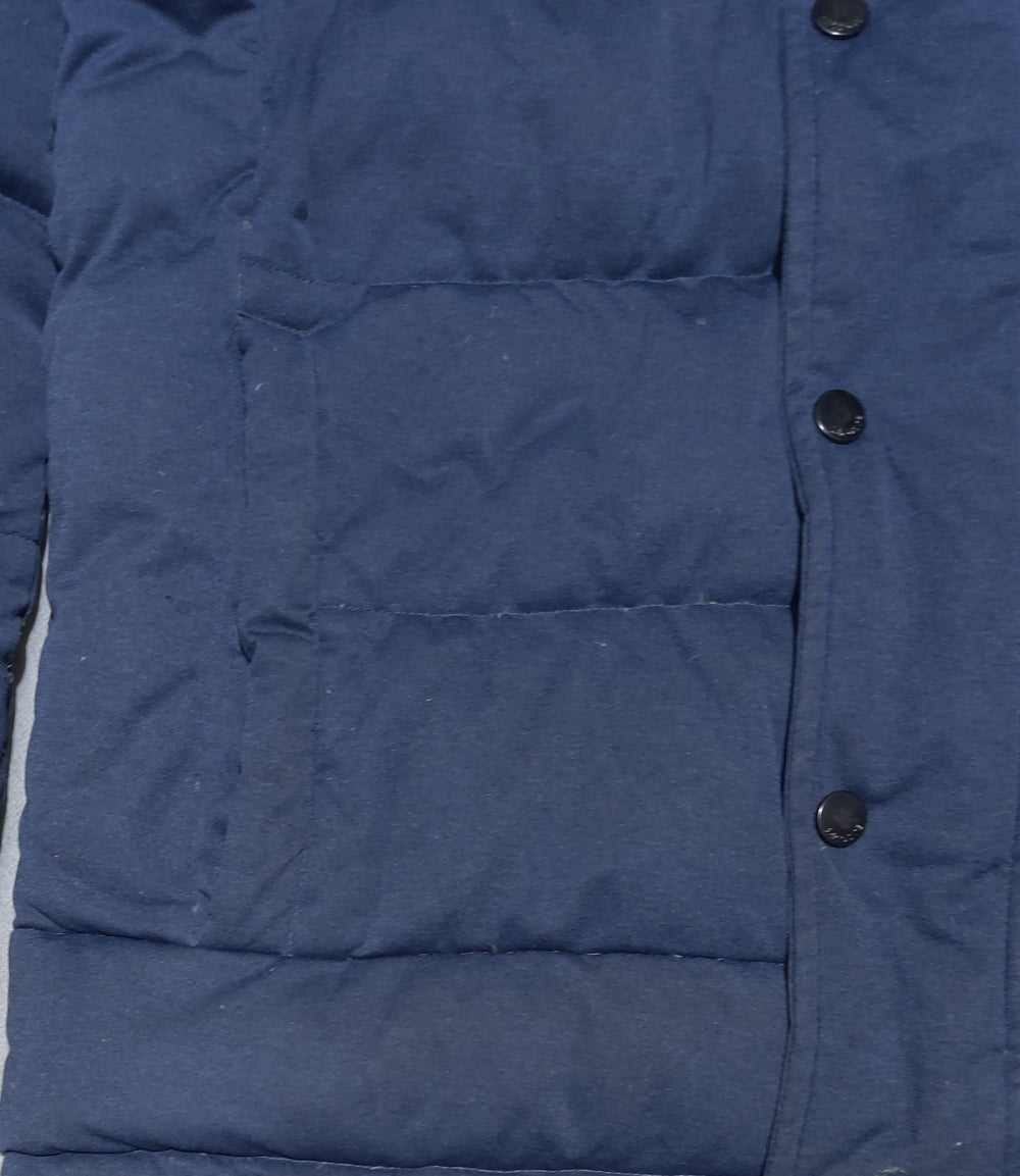 Lacoste Men Hooded Puffer Blue Jacket