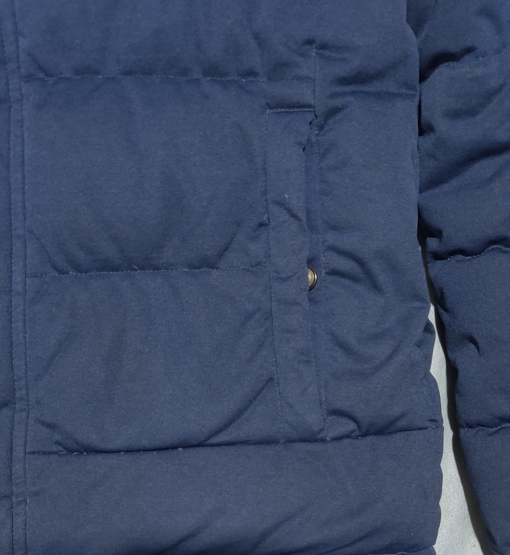 Lacoste Men Hooded Puffer Blue Jacket