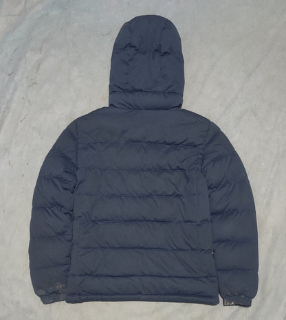 Lacoste Men Hooded Puffer Blue Jacket