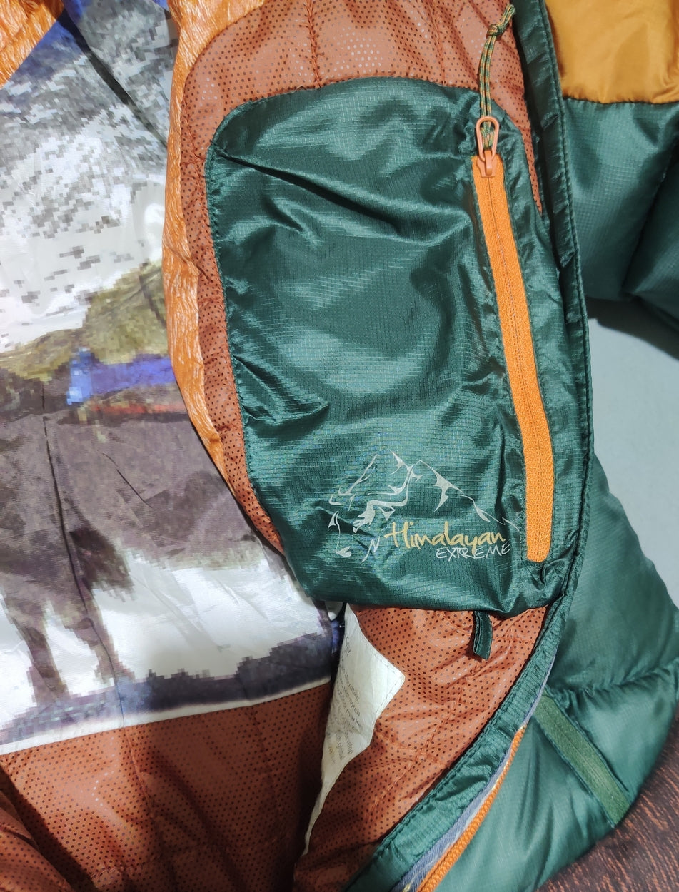 Black Yak Unisex Heavy Puffer Green Jacket