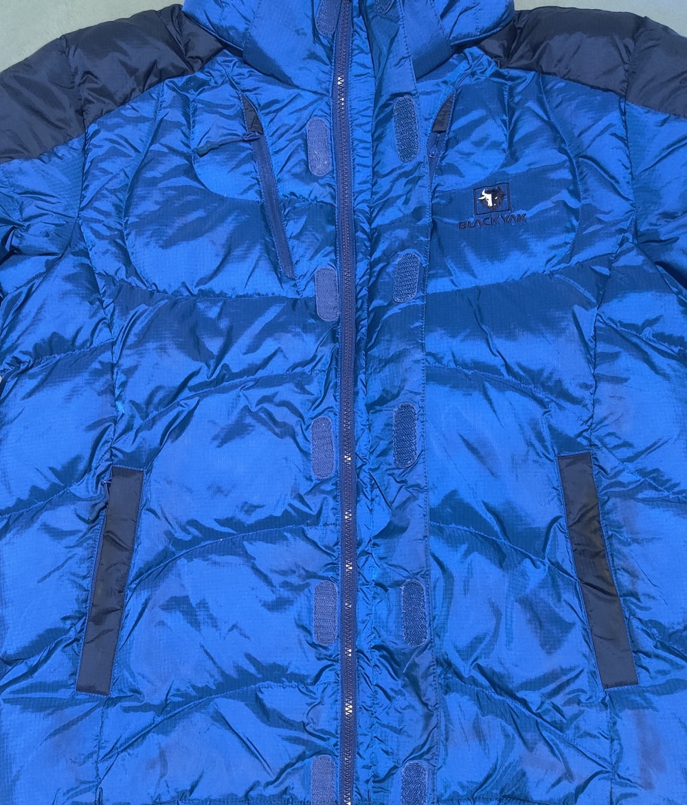 Black Yak Men Heavy Puffer Blue Jacket