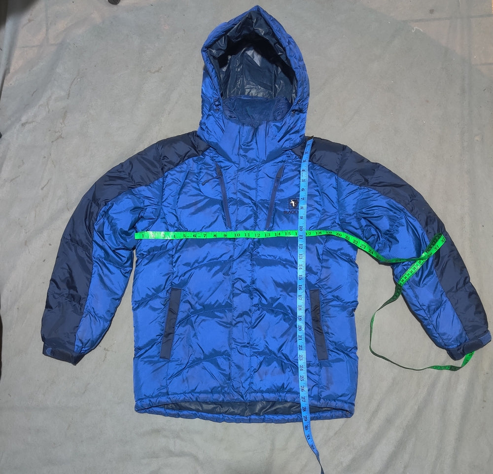 Black Yak Men Heavy Puffer Blue Jacket