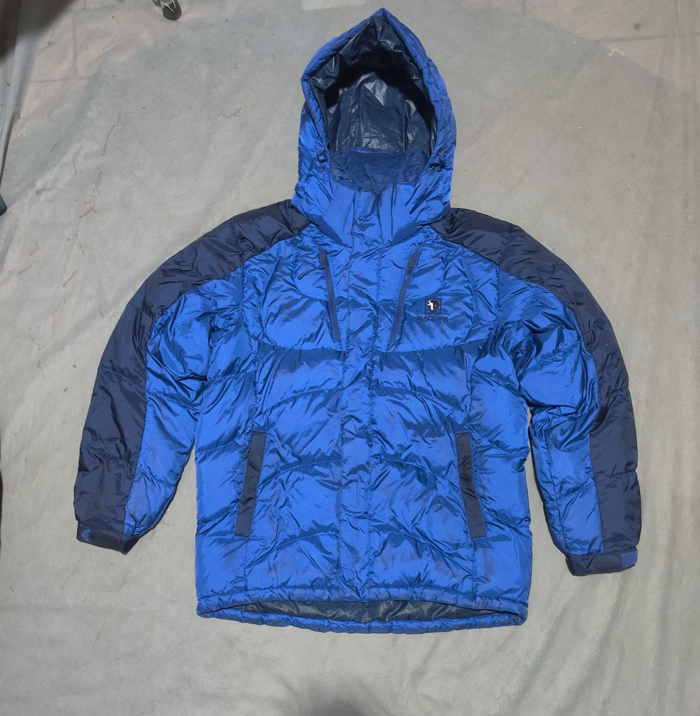 Black Yak Men Heavy Puffer Blue Jacket