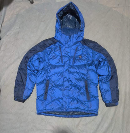 Black Yak Men Heavy Puffer Blue Jacket