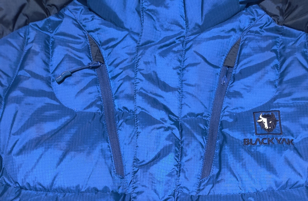 Black Yak Men Heavy Puffer Blue Jacket