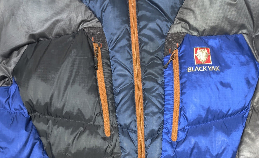 Black Yak Men Heavy Puffer Blue Jacket