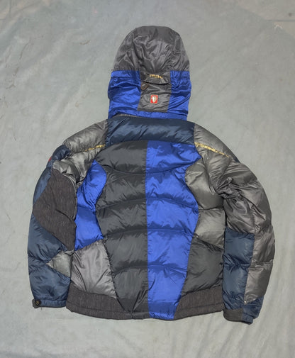 Black Yak Men Heavy Puffer Blue Jacket