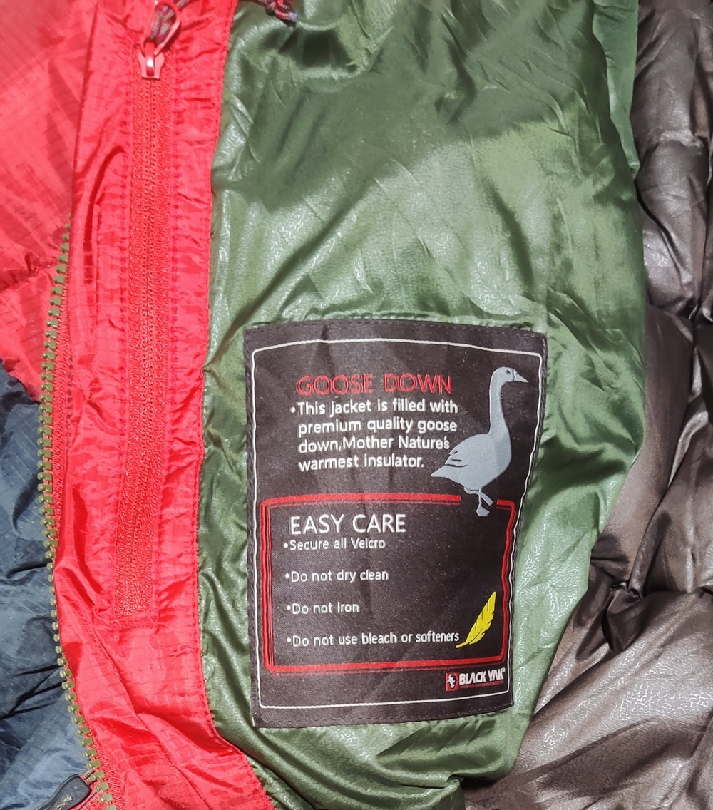Black Yak Men Heavy Puffer Red Jacket