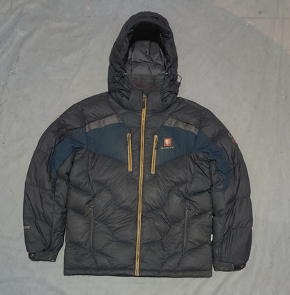 Black Yak Men Heavy Puffer Black Jacket