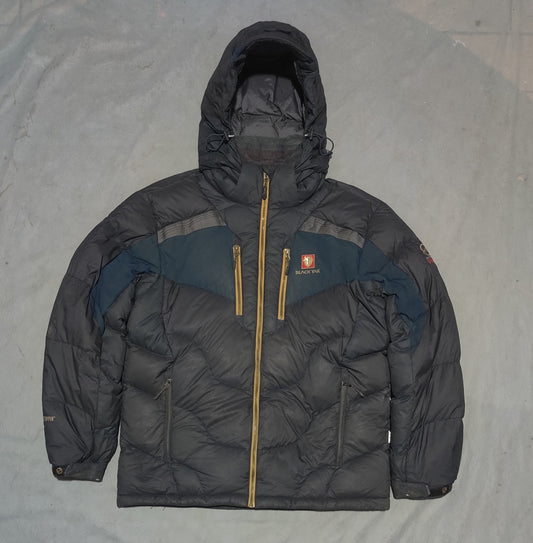 Black Yak Men Heavy Puffer Black Jacket