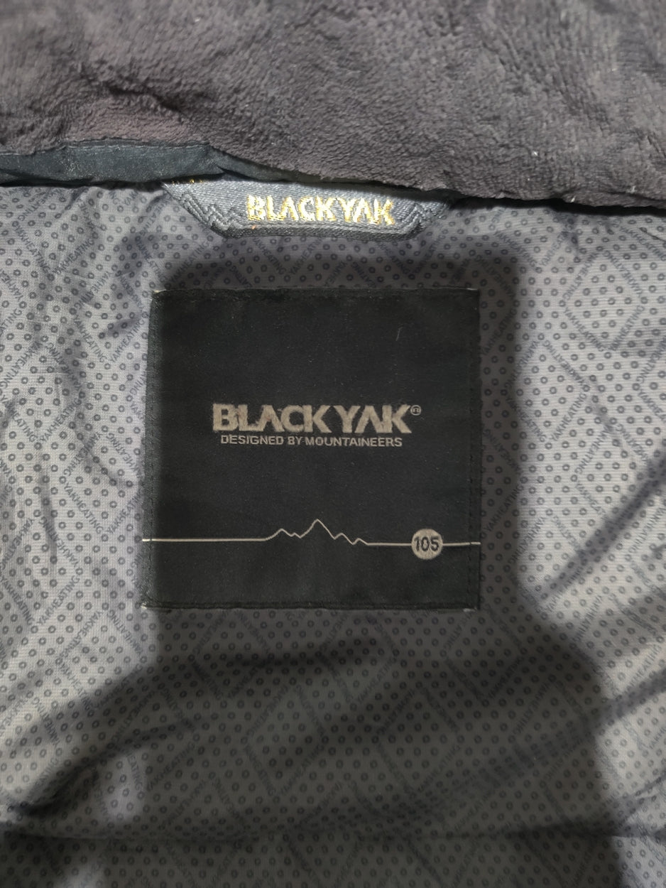 Black Yak Men Heavy Puffer Black Jacket