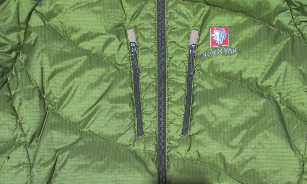 Black Yak Men Heavy Puffer Green Jacket