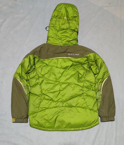 Black Yak Men Heavy Puffer Green Jacket
