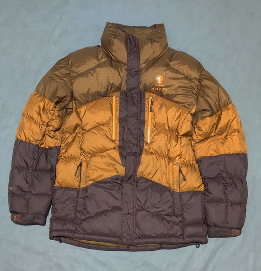 Black Yak Men Heavy Puffer Orange Jacket