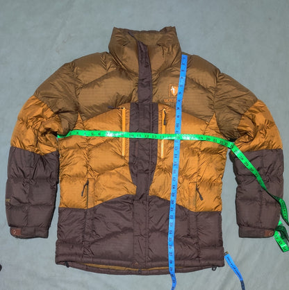 Black Yak Men Heavy Puffer Orange Jacket